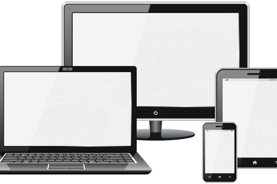 Blank mobile, cell phone and PC Screens
